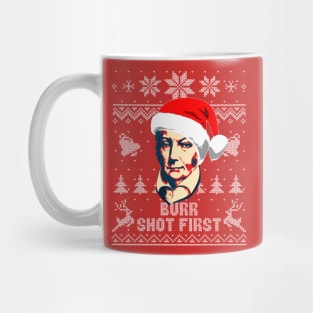 Aaron Burr Shot First Christmas Mug